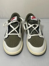 Nike Jordan 1 Low Travis Scott Shoes Youth Size 3 Olive Cactus Jack DO5442-200