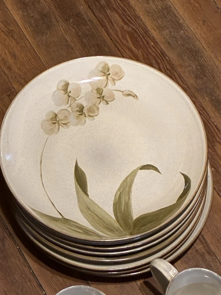 Juego de vajilla 222 Fifth PTS Tranquility 30 piezas servicio para 6 gres florales Foto 3 de 4