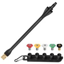 Pressure Washer Wand 308494075 with 5 Spray Nozzles and 1 Tips Holder for Ryo...