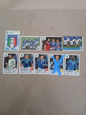 8 Figurine Panini Squadra Italia CONFEDERATION CUP BRASILE 2013