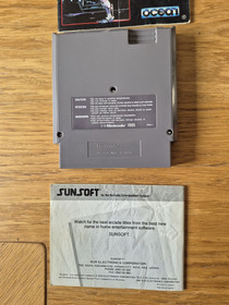 Lot de 4 jeux Nintendo NES - Cartouche + Notice - Fah Fra - Batman Robocop Mario