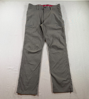 Wrangler All Terrain Gear Hiking Pants Mens 32x30 Gray Stretch ATG Utility Work