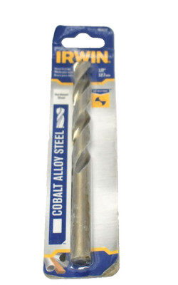 Irwin Tools 3016032 Single Cobalt Drill Bit with Reduced Shank 1/2'' x 6'' Steel