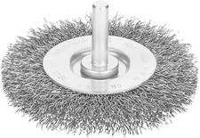 Stanley STA36020 Crimped Steel Wire Wheel 50mm x 7mm Shank for Rotary Tools