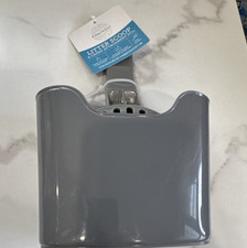 Exquisicat Litter Scoop  Caddy Attachment Gray 3.5in x 6.5in x 10.7in