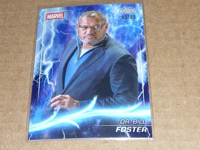2025 Topps Chrome Marvel Studios Dr. Bill Foster Thor Refractor 95/99 O1540
