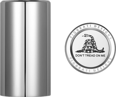 FIGURATI DESIGNS Docking Covers FD40-DC-2545-SS Long Silver Dont Tread On Me