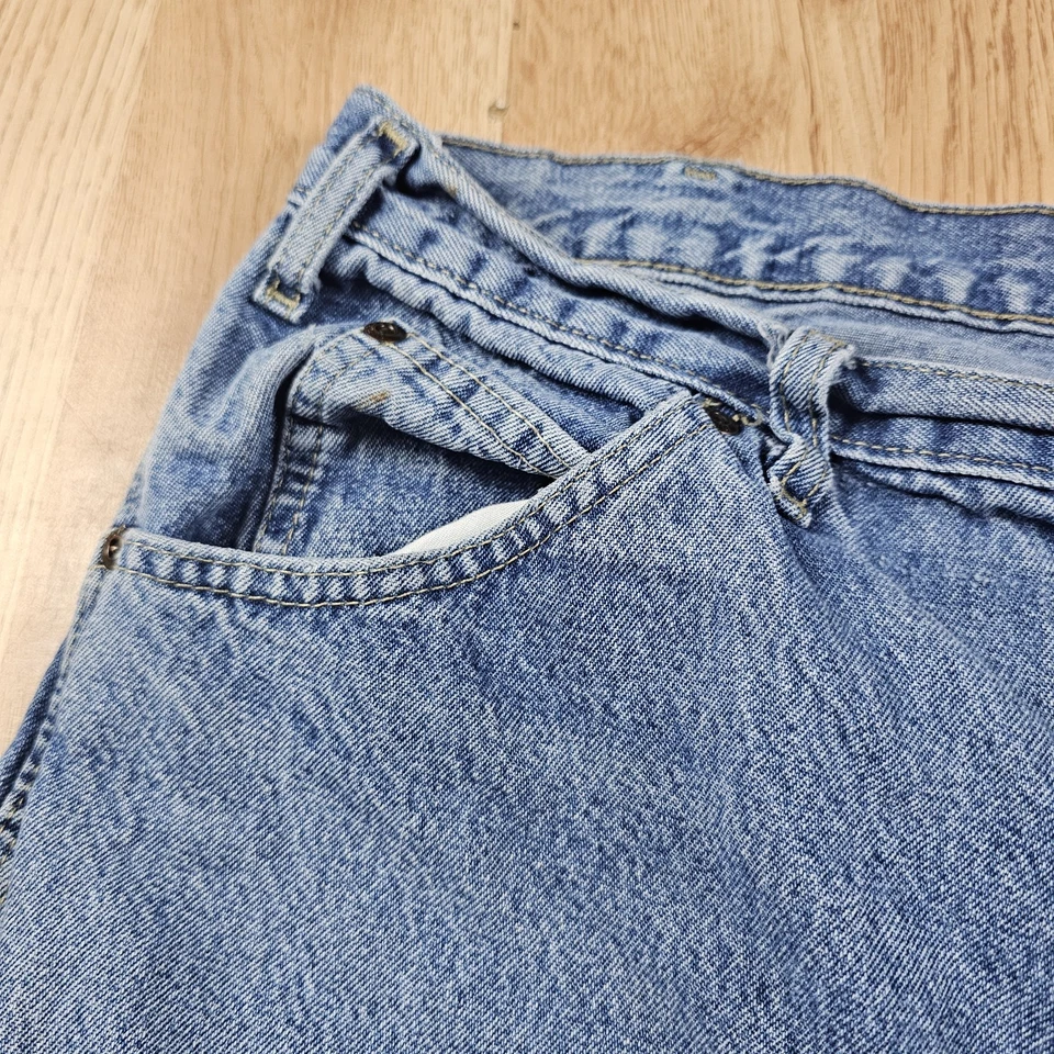 Jeans Dickies Carpenter Masculino 36x34 Azul Perna Reta Jeans Martelo Loop Work - Imagem 4 de 4