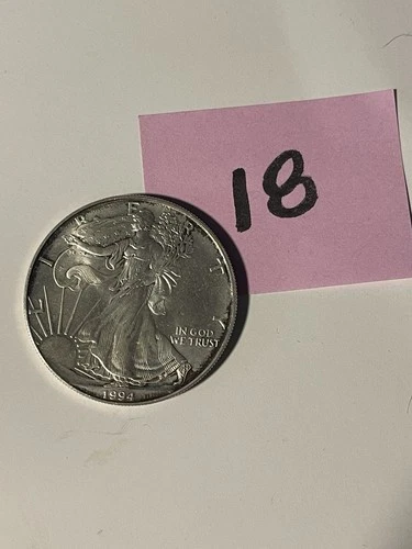 1994 American Silver Eagle — photo from the most recent tracked eBay sale