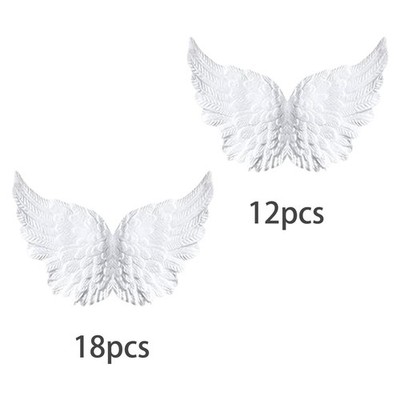 12 Stück Engel Feder Flügel Kostüm verstellbar für Hochzeit Weihnachten Weihnachtsgeschenke