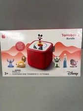 Tonies Disney Toniebox 2 Bundle with 6 Tonies Sunset Red