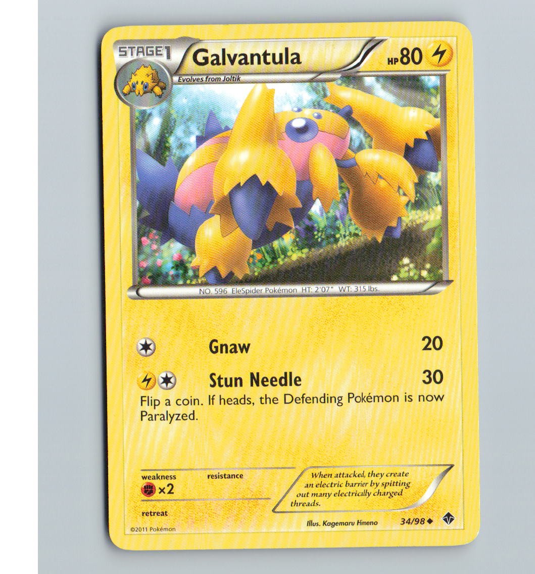 Galvantula 34/98 Uncommon Emerging Powers Pokemon Moderately Played
