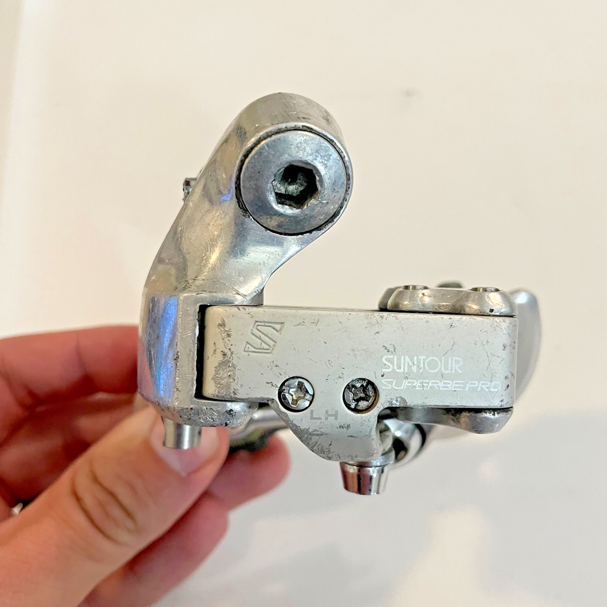 Vintage Suntour Superbe Pro Rear Derailleur Short Cage Japan Race