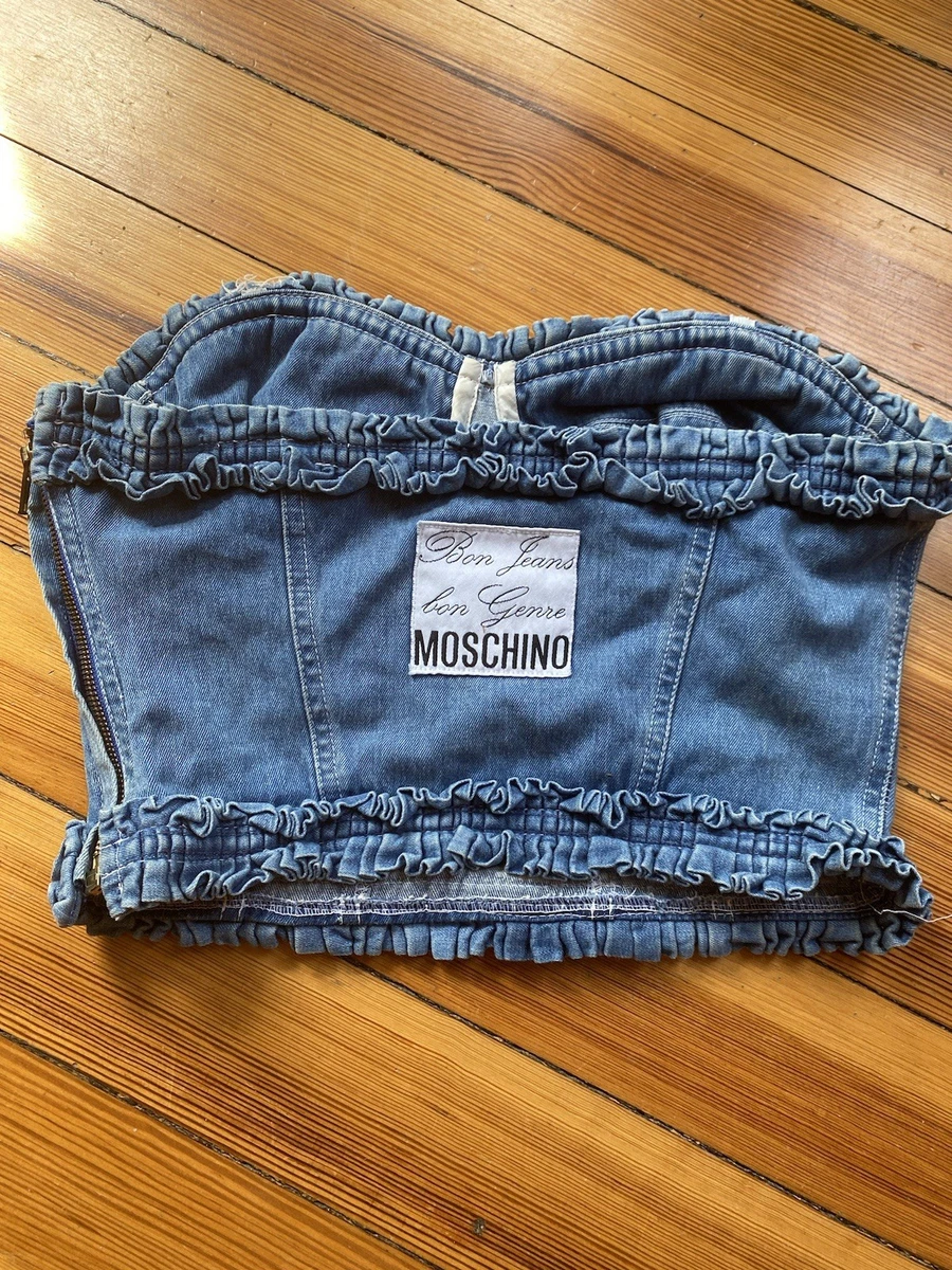 Moschino Denim Tops for Women for sale | eBay