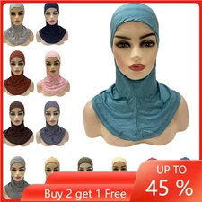 Under Scarf Bone Bonnet Hijab Turban Hat Muslim Headscarf Inner Caps Wrap Ninja