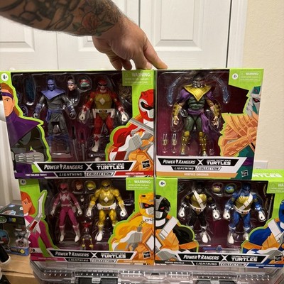 Hasbro - Power Rangers X Teenage Mutant Ninja Turtles Lightning Collection - Lot
