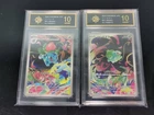 Pokemon Card Bulbasaur Ivysaur AR set 064/063 M1L Mega Brave Japanese- P Gold 10
