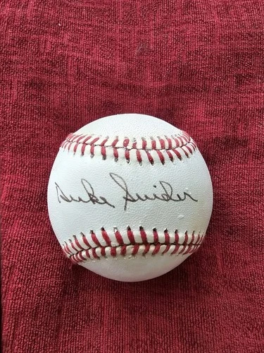 Duke Snider (HOF) Autographed Baseball