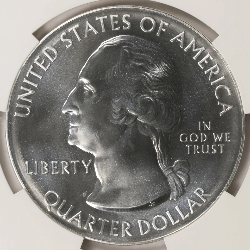 2016 25c Cumberland Gap ATB 5oz Silver Quarter 25c NGC MS69 PL - Image 4 of 4