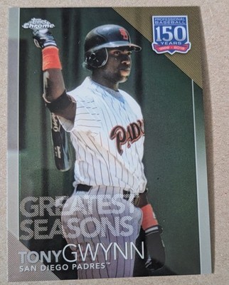 2019 Topps Chrome Update Tony Gwynn 150 Years Greatest Seasons #150C-24 Padres