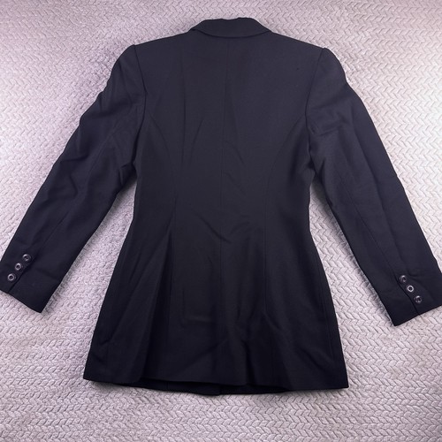 Vintage 80’s Cache Wool Blazer Jacket Black Size Small - Picture 8 of 24