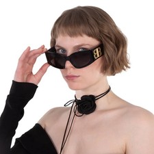 Balenciaga Gray Cat Eye Ladies Sunglasses BB0321S 002 57 BB0321S 002 57