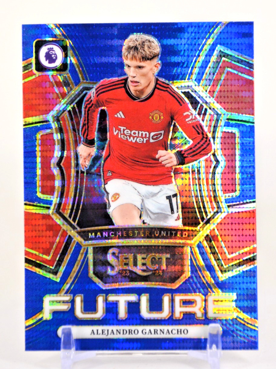 2023-24 Select Premier League Alejandro Garnacho #15 Select Future Blue Pulsar