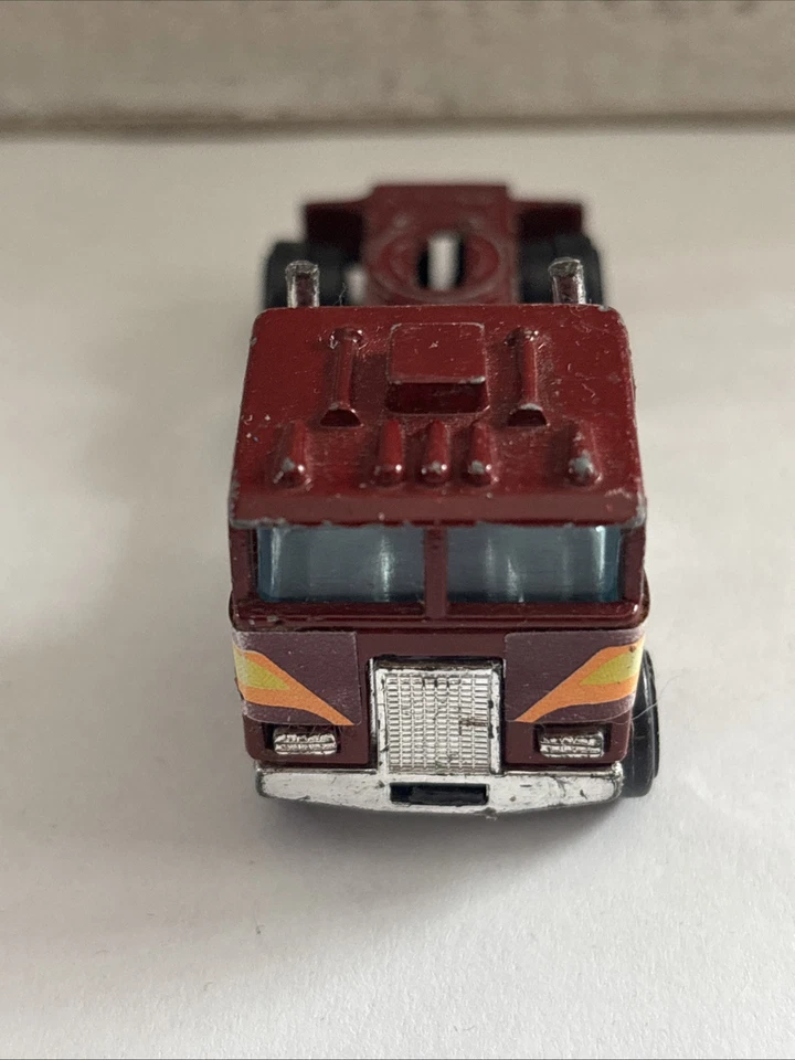 Universal Product Semi Truck Cab 1978 Maroon Made in Hong Kong - Image 2 of 4