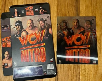 WCW Nitro PC Computer Game Box And 3D Insert, Does Not Include Game