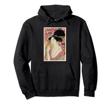 Japanese Kimono Vintage Japanese Art Pink Geisha Asian Hoodiefrom JP