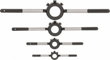 4 Pcs Round Die Stock Handle Wrench Set 13/16" 1" 1.5" 2"External Threading Tool