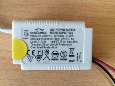 LED Power Supply Eaglerise ELP12-12LS Treiber Ersatztrafo Trafo Converter 