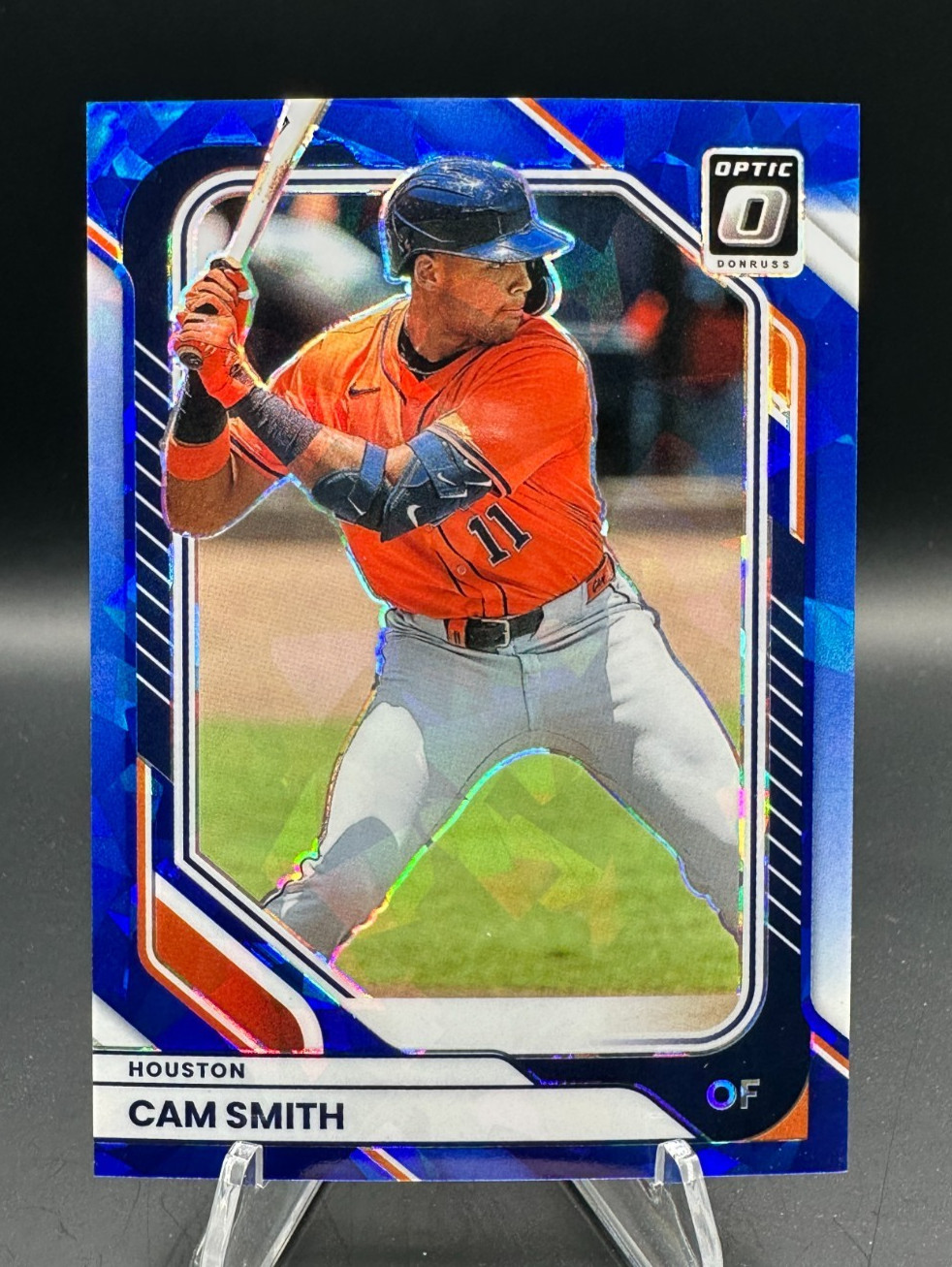 2026 Donruss Baseball Cam Smith #/15 Blue Cracked Ice Optic Prizm Houston #81