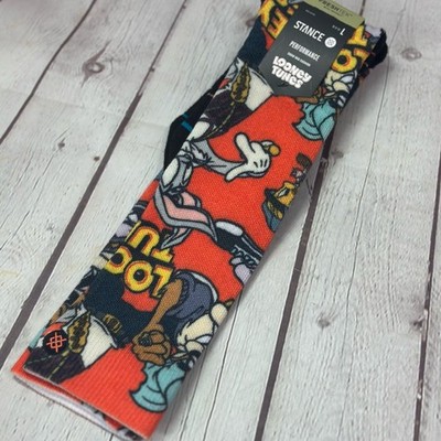 NWT Stance Looney Tunes Mens L 9-13 performance over calf Socks mid poly snow
