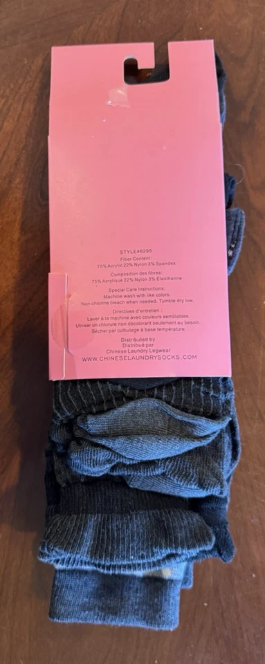 CALCETÍN DE LAVANDERÍA CHINO 5 PARES TALLA 9-11 NUEVO Foto 3 de 4