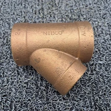 Nibco 810R. * 2X2X1-1/2"  Reducing Wye Bronze Sweat