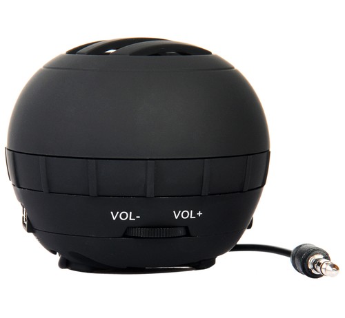Rokono BASS+ Mini Speaker for iPhone / iPad / iPod / MP3 Player / Laptop - Black - Picture 2 of 4