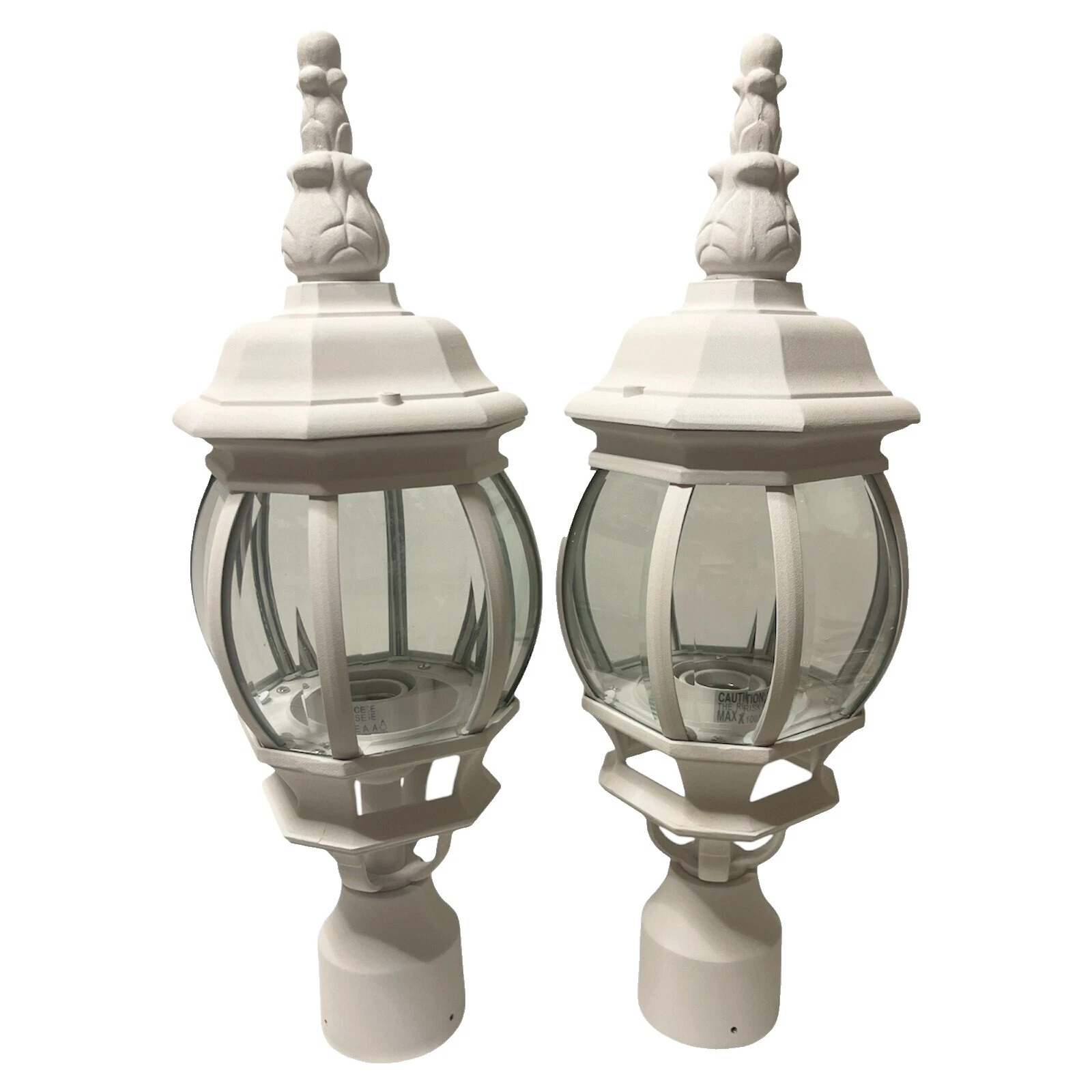 Candelabros de cristal White y luminarias de techo