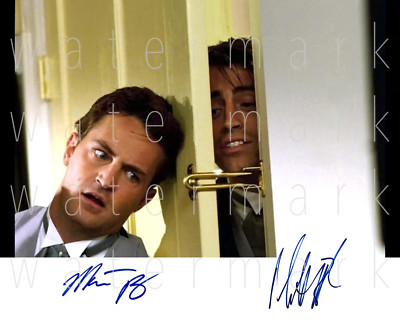 Matthew Perry Matt LeBlanc signed 8X10 print photo picture poster autograph RP