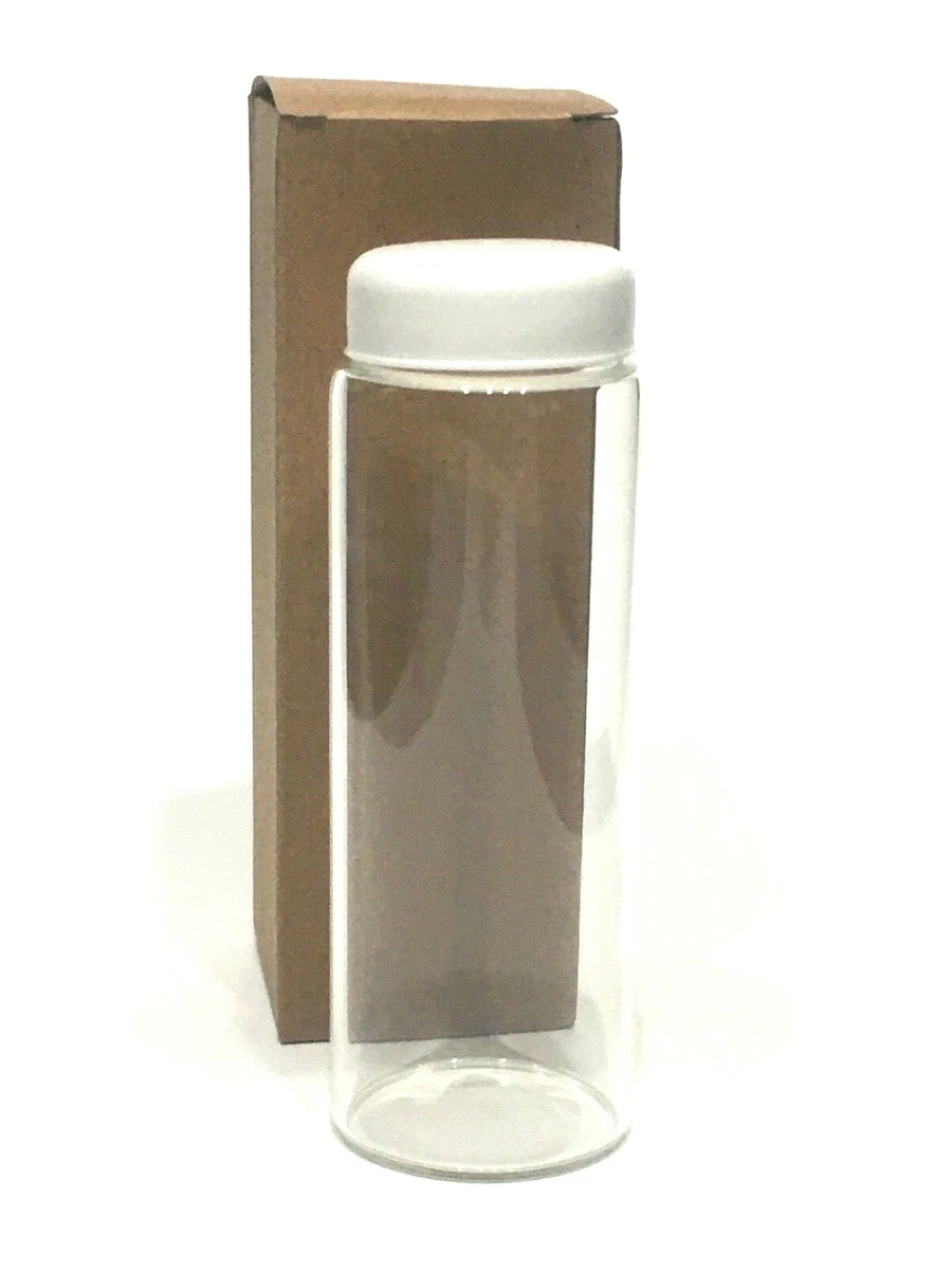 Clear Glass Jar with Cork Top, 16 oz