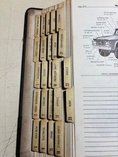 1962 Dodge Truck Factory Parts Catalog Power Wagon, D100, D200, D300, W200, W300 - Picture 3 of 9