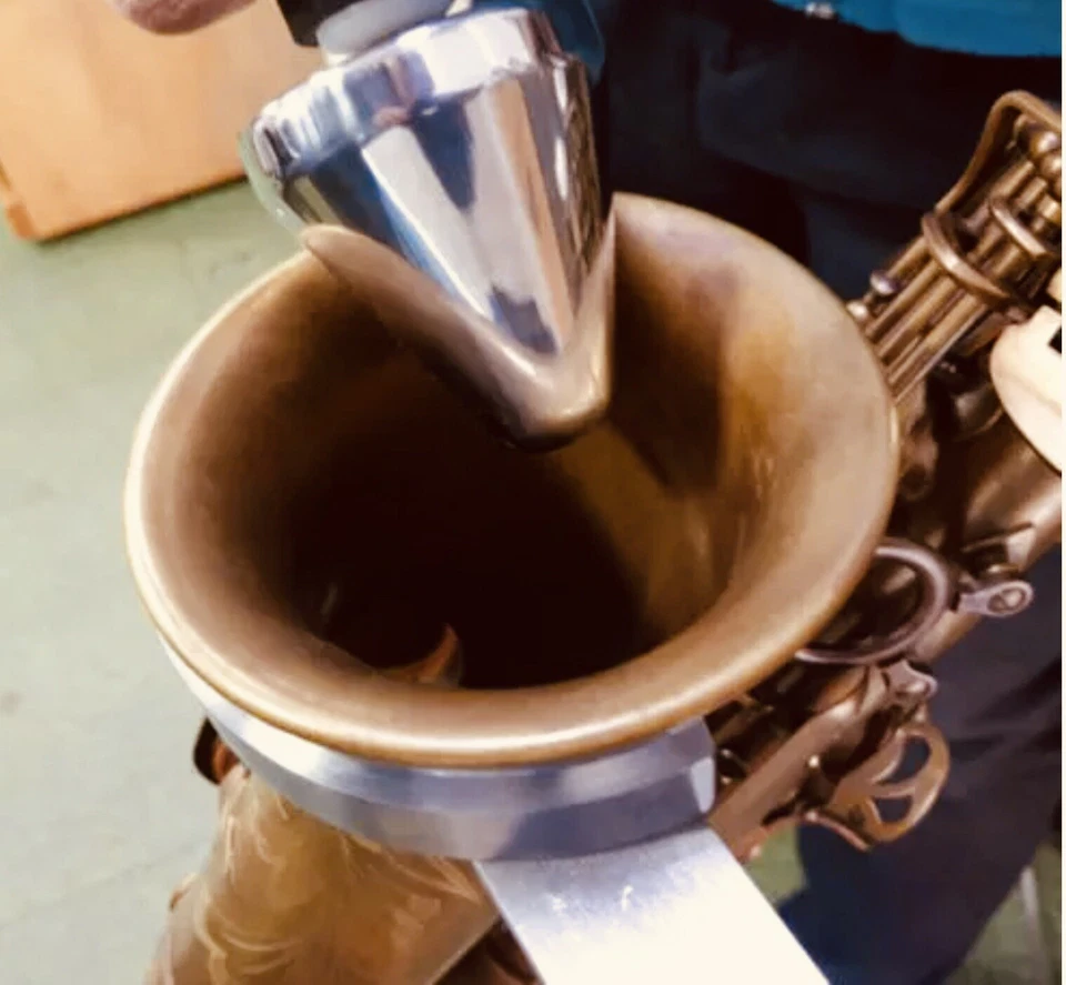 Herramientas de reparación de instrumentos de viento de madera saxofón - rodillo de mano de alta resistencia  Foto 2 de 4