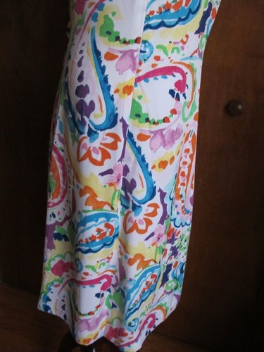 Ralph Lauren Women's Multi Color Lined Faux Wrap Dress New - Bild 12 von 12