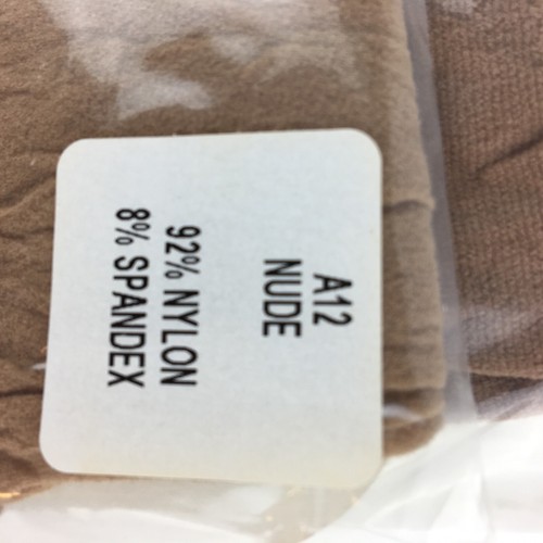 NOS NEW Vintage Nationals Hosiery A12 Nude One Size Knee Hi High Pantyhose 4 pr - Picture 5 of 5