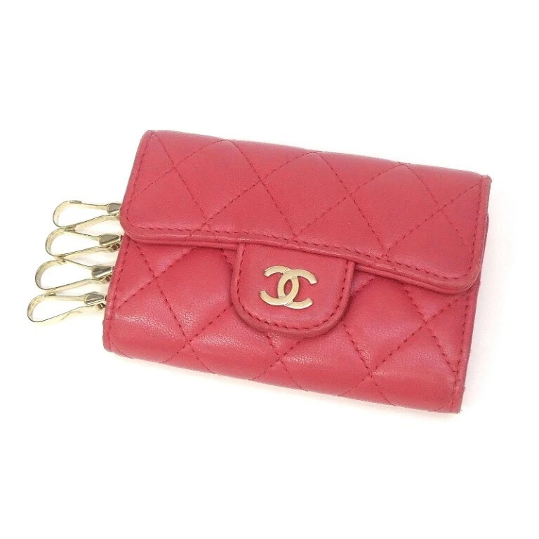 MUNAKATA様　CHANEL  キーケース　マトラッセ  ピンク　ココマーク MUNAKATA様CHANEL キーケースマトラッセ ピンクココマーク