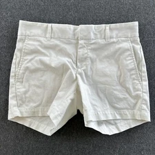 Banana Republic Trina Turk Shorts Womens Size 0 White Summer 2012 Boyfriend 4167