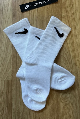 Nike Everyday Crew Cotton 2 Pairs Socks XS Kids Junior Infant Children Boy Girl - Picture 4 of 6