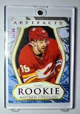 2023-24 UD Artifacts MATTHEW CORONATO /35 Rookie Pink Parallel #171 FLAMES