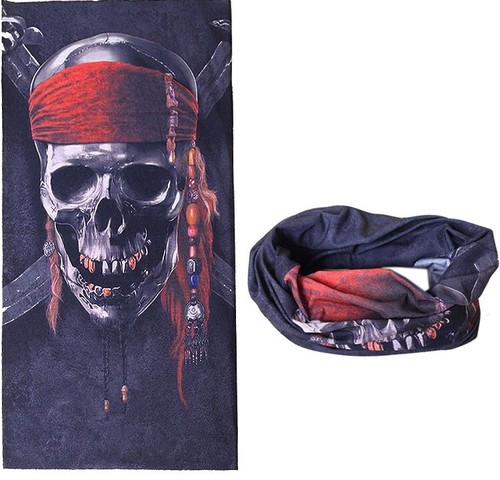 Neck Tube Scarf – Printed Face Warmer Snood for Biker, Ski, Outdoor Sports - Picture 17 of 30