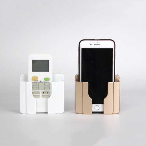 Wall Mounted Phone Holder Phone Charging Rack Phone Organizer Media Organizer - 第 6/12 張圖片